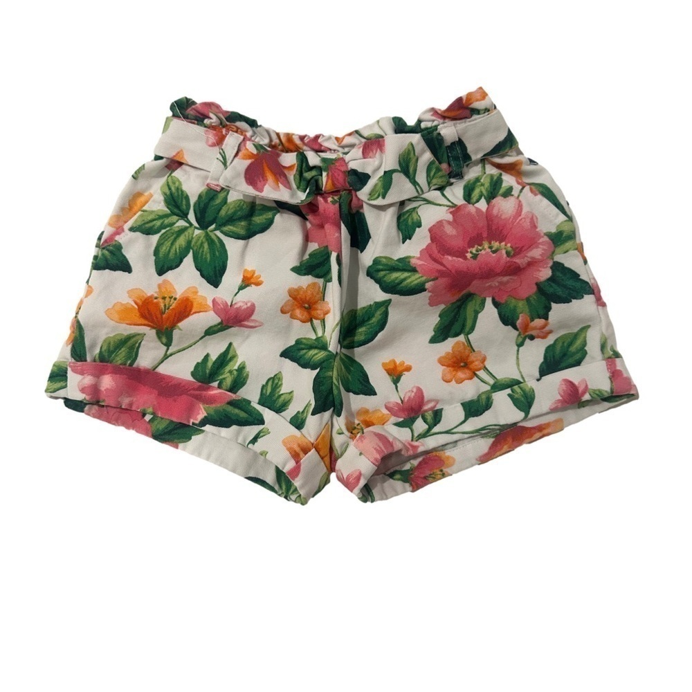 Janie and Jack Floral Shorts Size 12-18 Months
